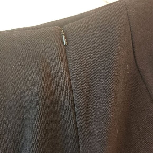 NWT Lane Bryant Black Twirl Skirt Beaded Fringe Hem Midi Skirt Women's 18 - Picture 6 of 12